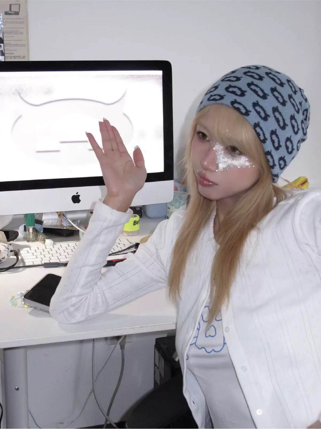 EVILKNIGHT(EK) Devil's House Reversible Beanie | Face 3 Face