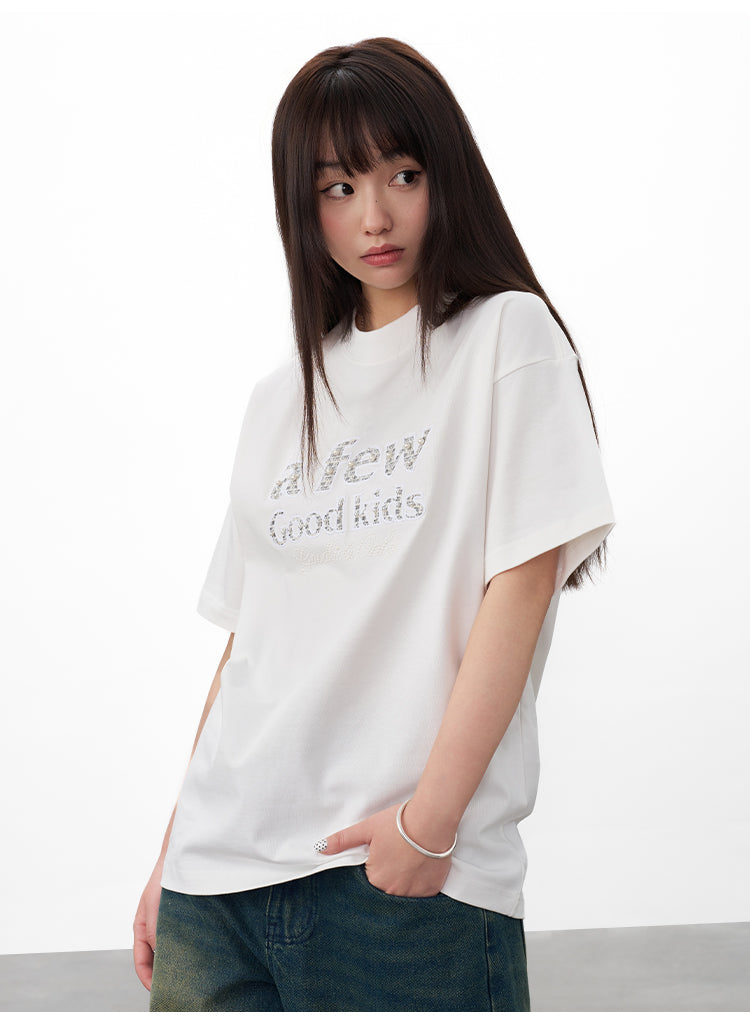 AFGK Pearl Patch Embroidered Tee | Face 3 Face