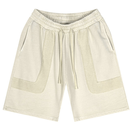 F3F Select Washed & Old Patchwork Short Sweatpants