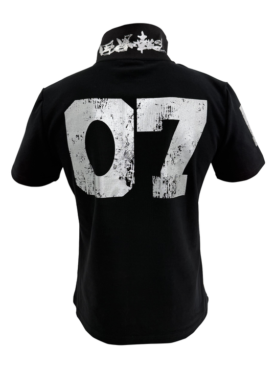 KARMANISTIC Embroidered and Printed Short Polo Shirt | Face 3 Face