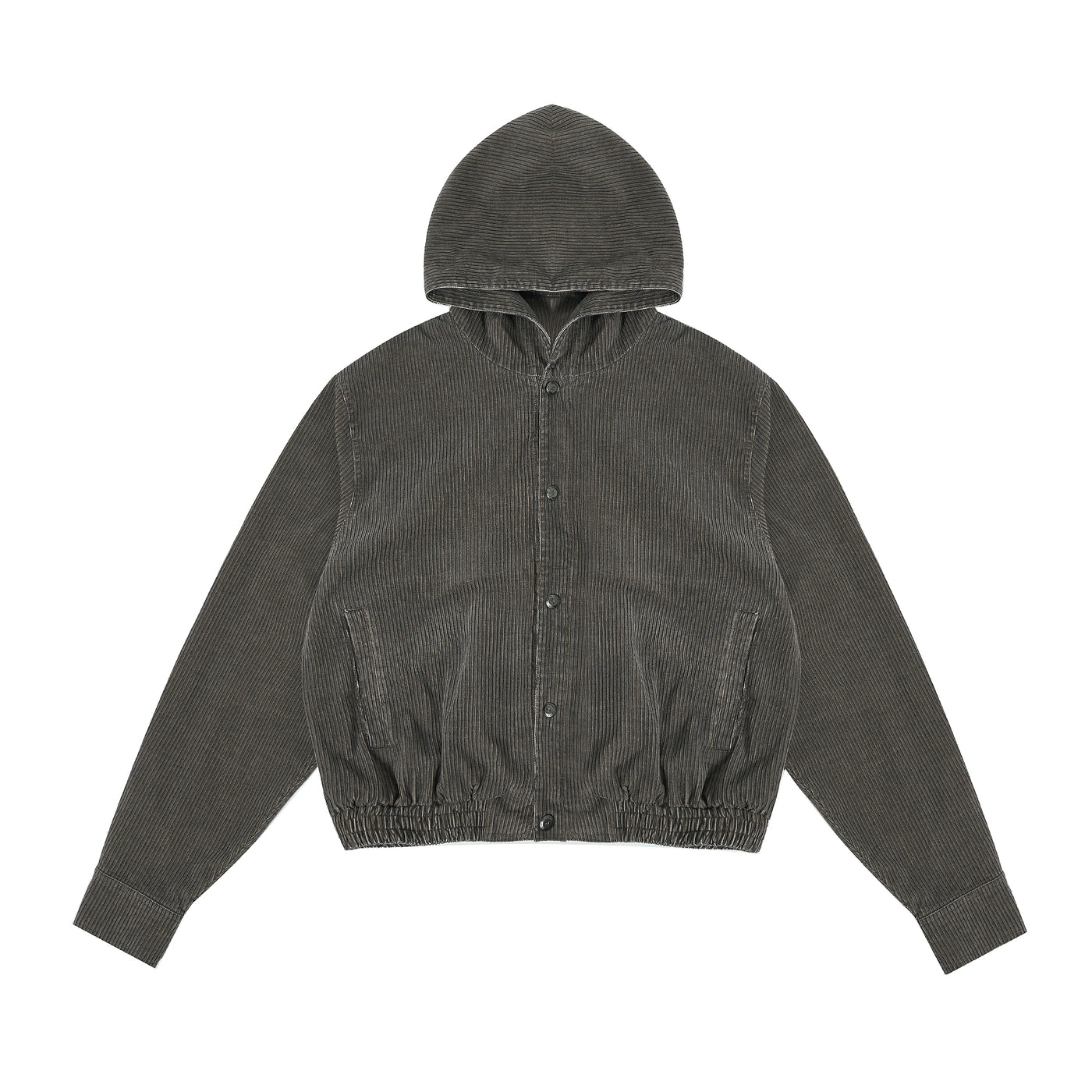 JHYQ Corduroy Hooded Jacket | Face 3 Face