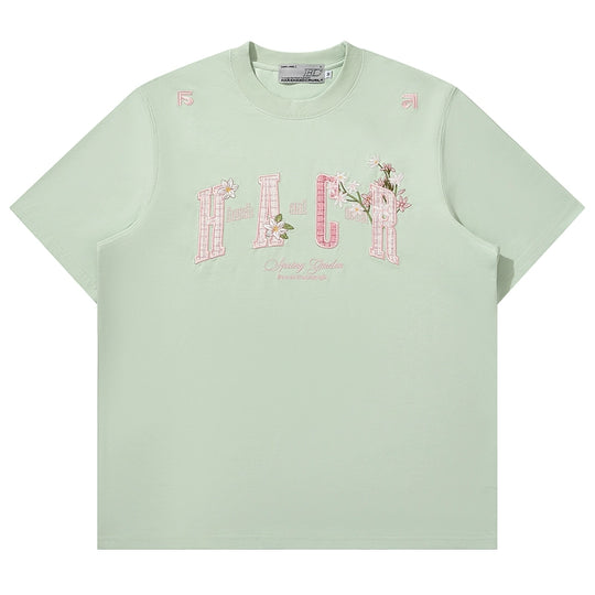 Harsh and Cruel HACR Floral Plaid 3D Embroidered Tee | Face 3 Face