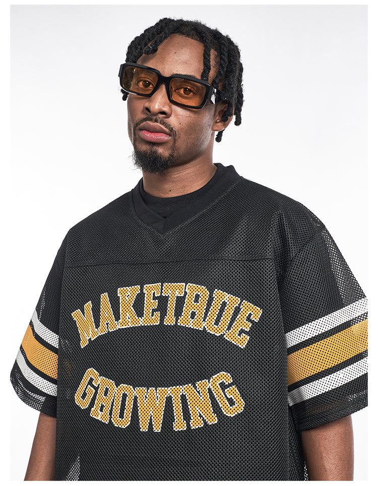 F3F Select Letter Printed Mesh Hockey Jersey | Face 3 Face