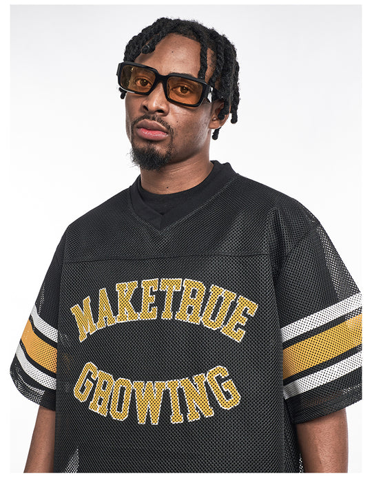 F3F Select Letter Printed Mesh Hockey Jersey | Face 3 Face