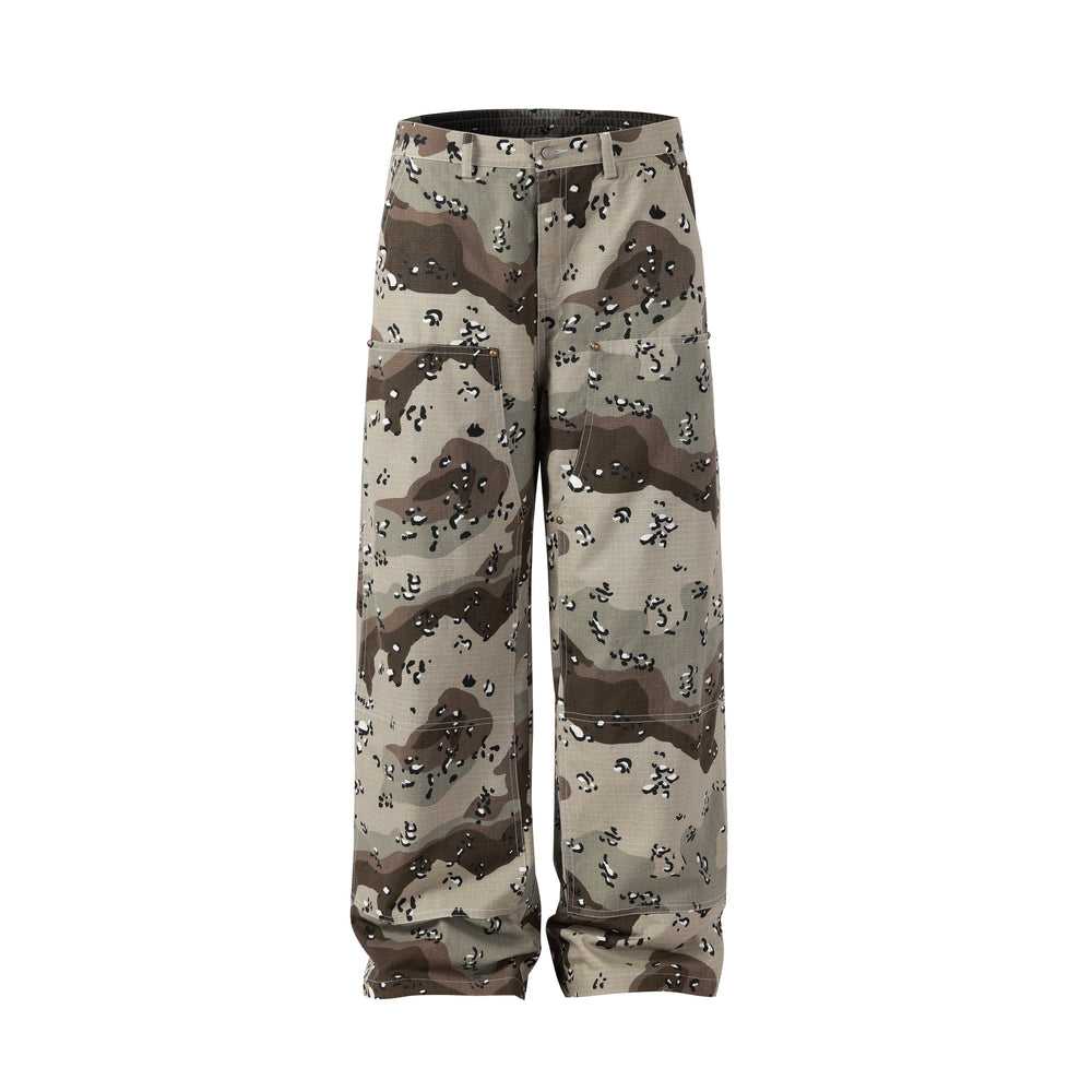 NOVACAM Desert Camouflage Double Knee Work Pants | Face 3 Face