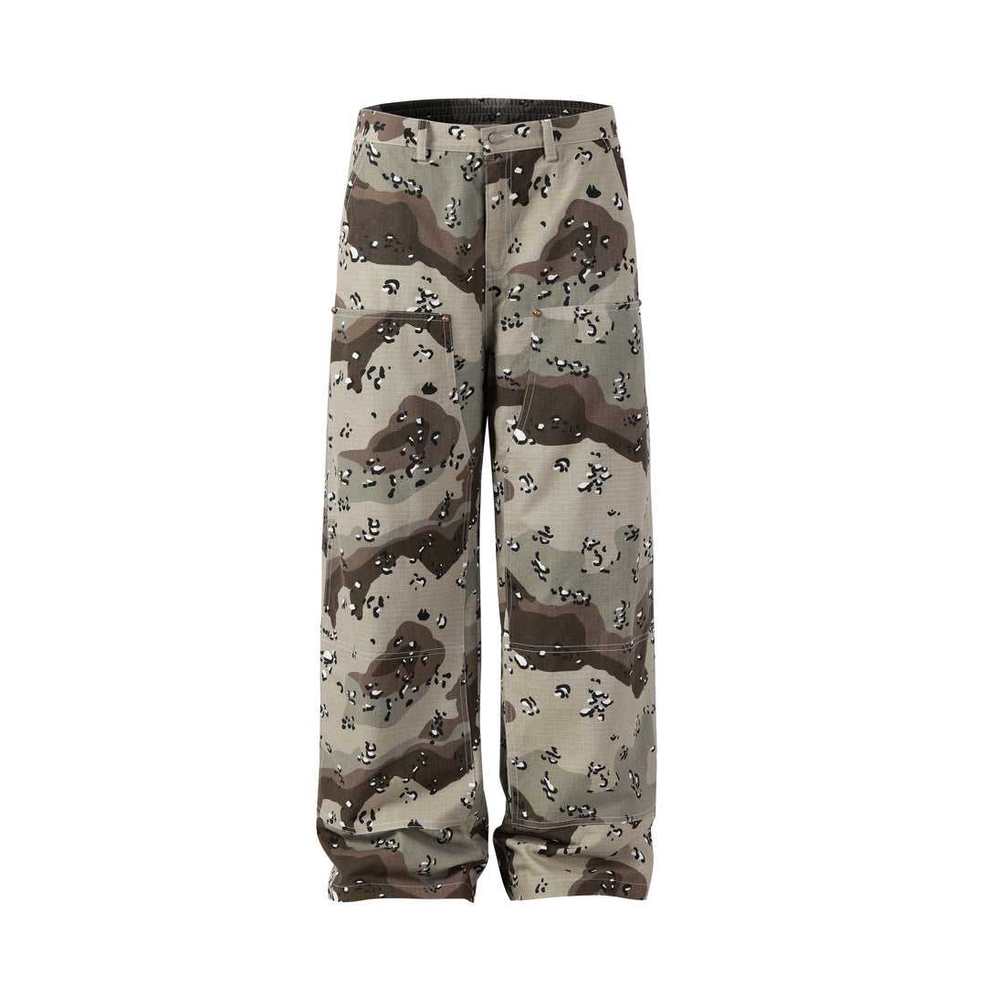 NOVACAM Desert Camouflage Double Knee Work Pants | Face 3 Face