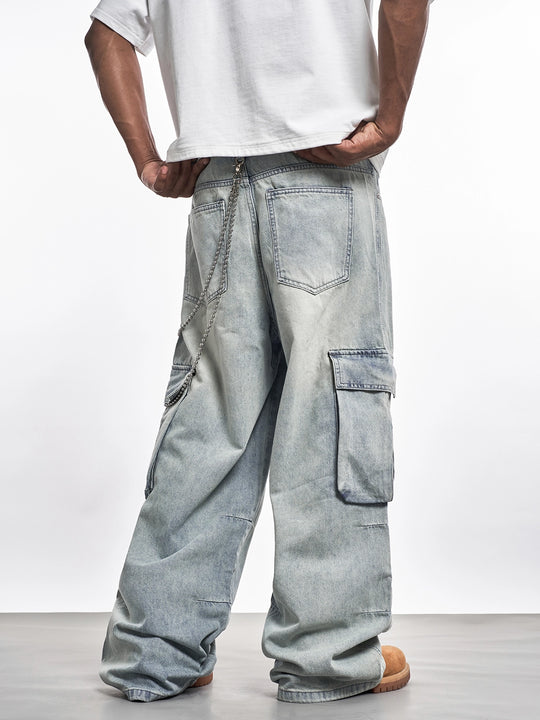 F3F Select Baggy Large Pocket Cargo Jeans | Face 3 Face