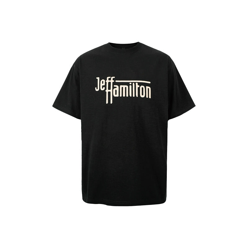 1807 Jeff Hamilton Font Logo Printed Tee | Face 3 Face