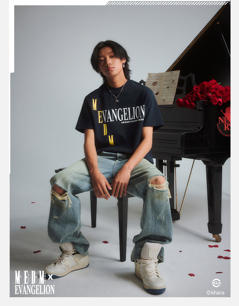 MEDM x EVA Basic Letter Logo Tee | Face 3 Face