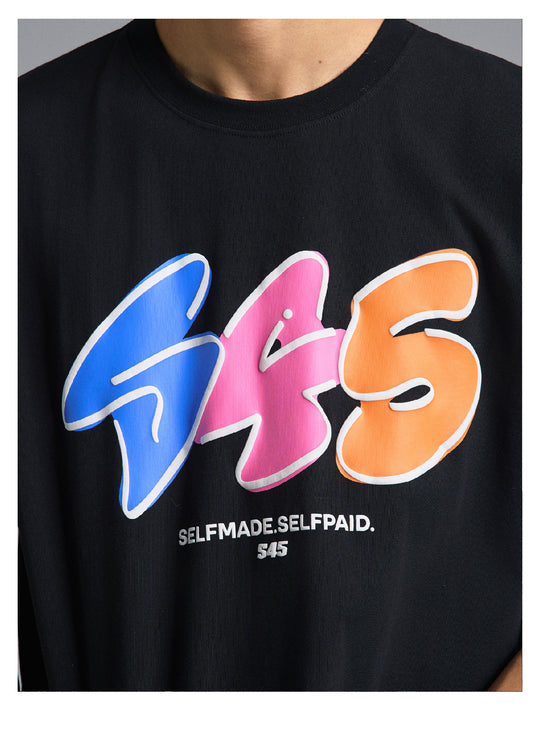 S45 Letter Graffiti Logo Tee | Face 3 Face