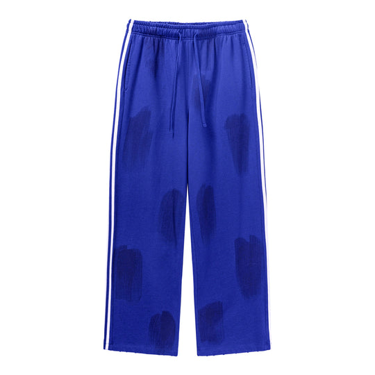 F3F Select Three Bars Spray Color Abrasion Wide Sweatpants
