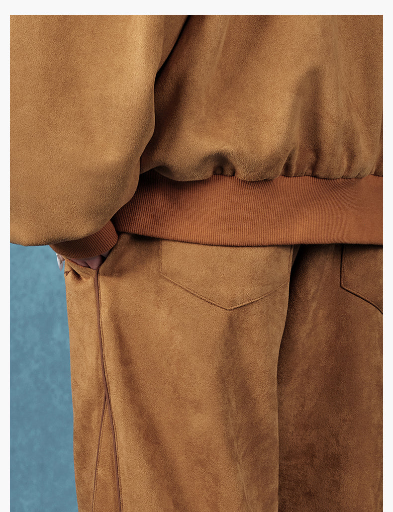 MEDM Suede Track Pants | Face 3 Face