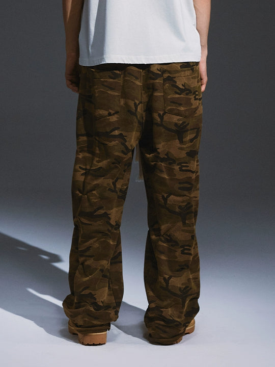 Remedy Aged Print Pinch Pleated Baggy Sweatpants | Face 3 Face