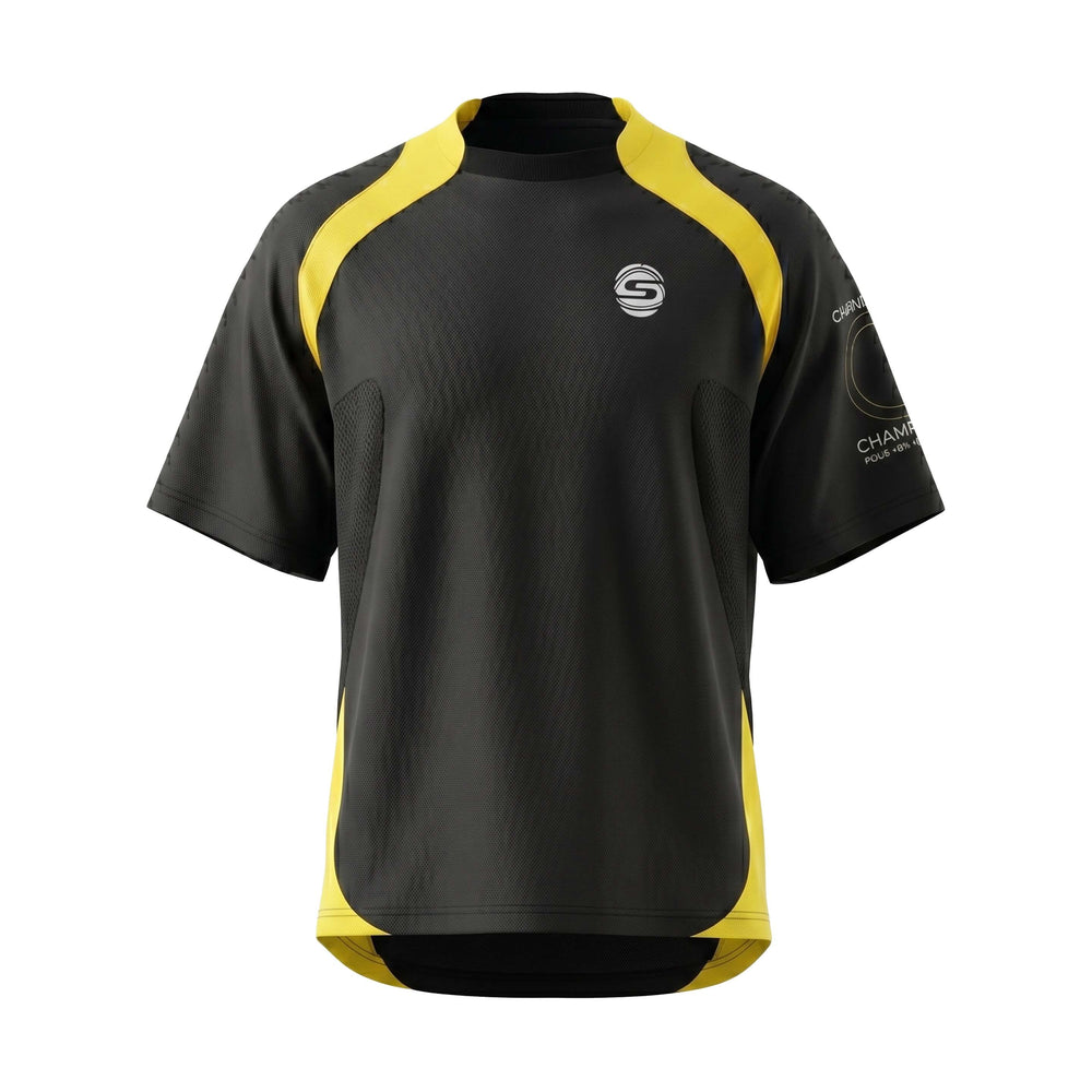 S45 Contrast Patchwork No 9 Short Sleeve Soccer Jersey | Face 3 Face