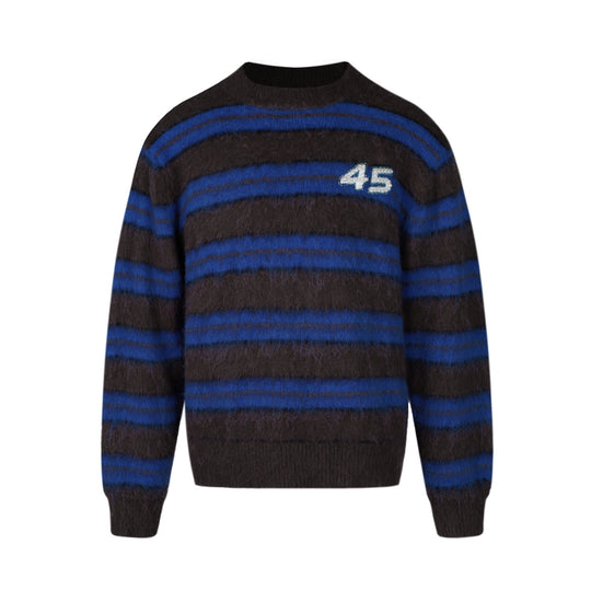 S45 Striped Pearl Brushed Knit Sweater | Face 3 Face