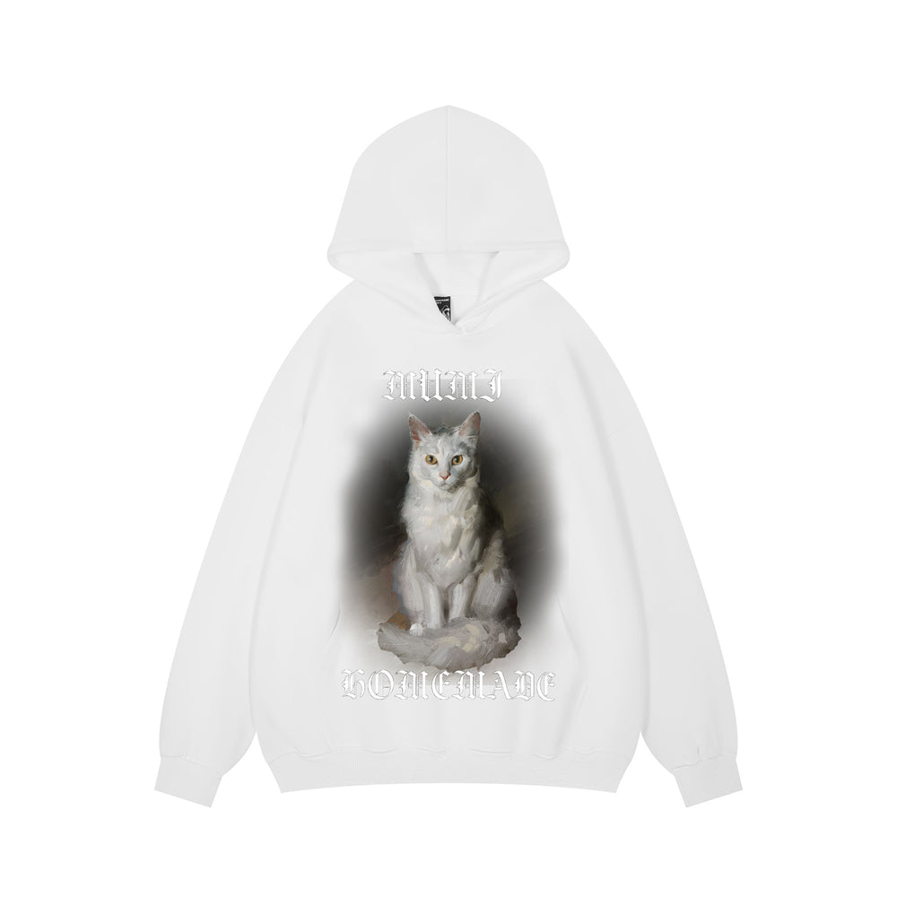F3F Select Cat Print Hoodie