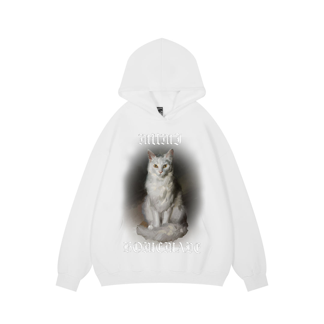 F3F Select Cat Print Hoodie
