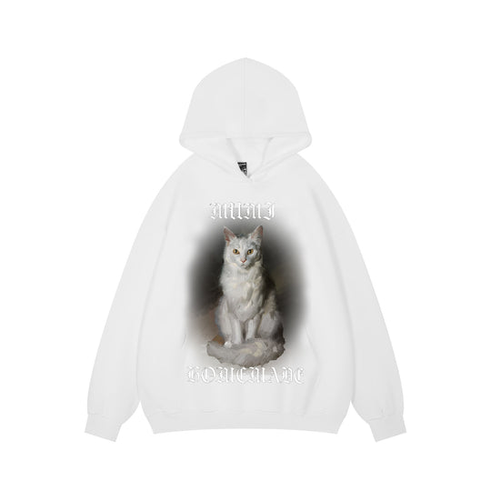 F3F Select Cat Print Hoodie