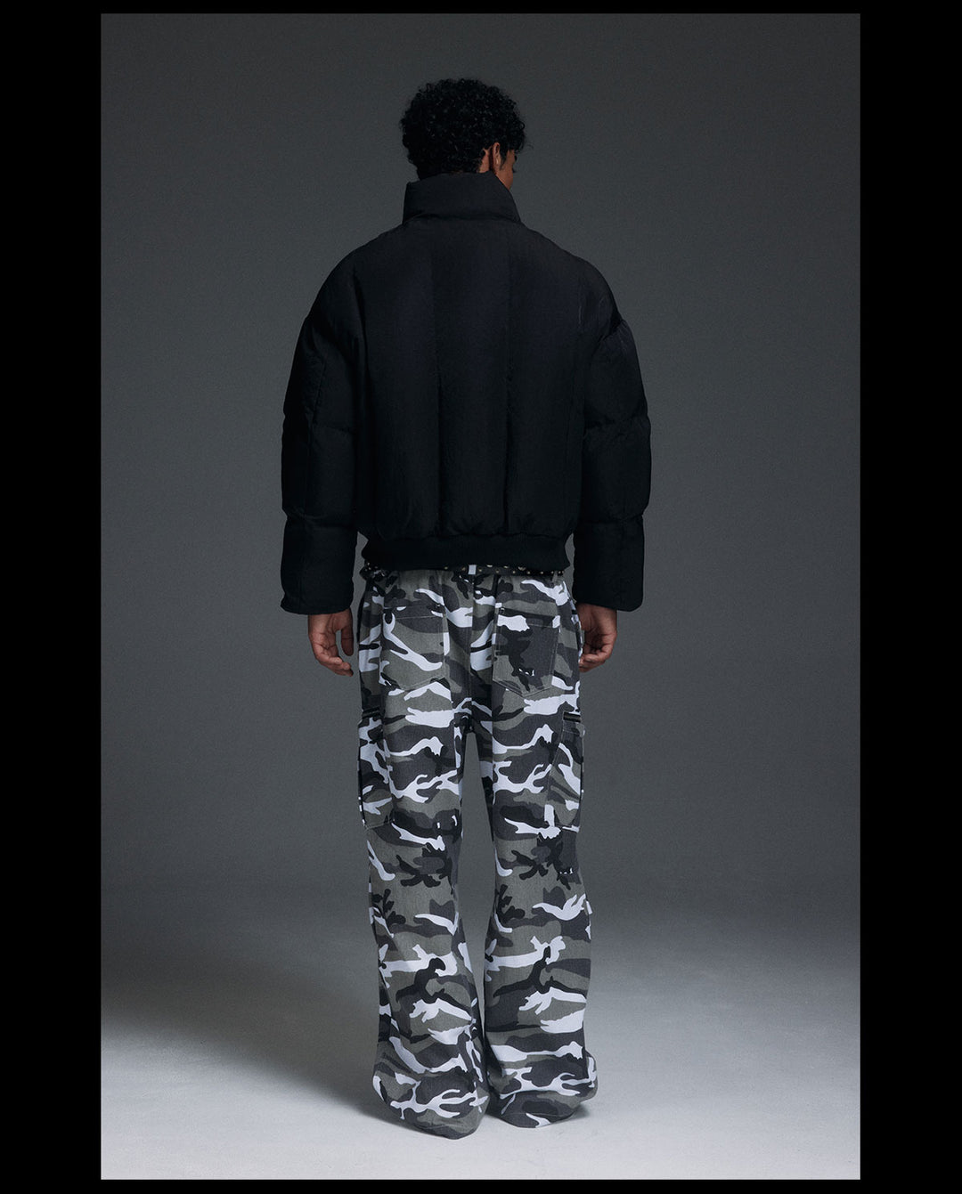 NOVACAM Stand-Up Collar Short Puffer Jacket | Face 3 Face