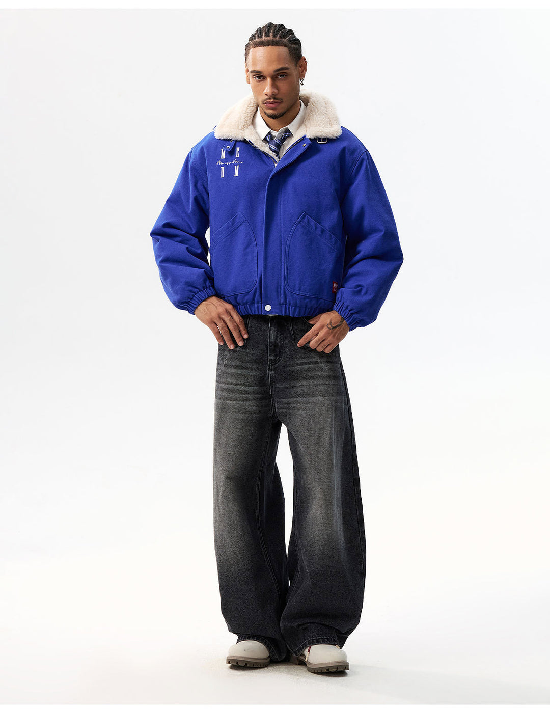 MEDM Sherpa Fleece Quilted Work Jacket | Face 3 Face