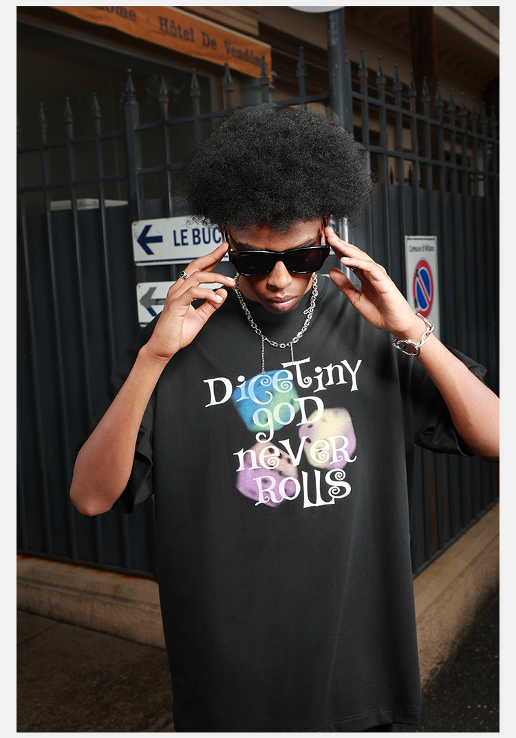 DICETINY Gradient Phantom Dice Print Tee | Face 3 Face