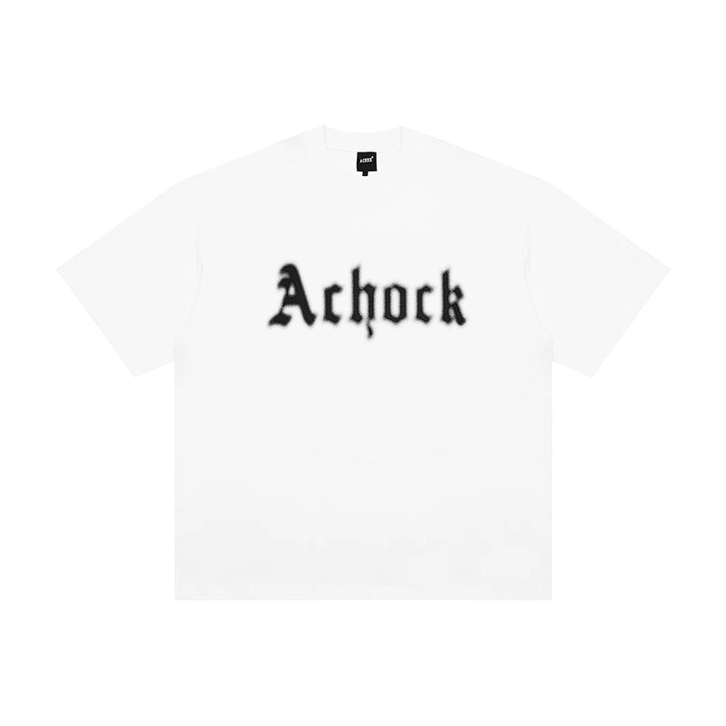 Achock Dot Logo Blur Print Tee | Face 3 Face