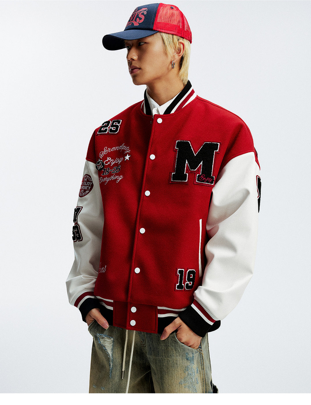 MEDM Seventh Anniversary Exclusive Varsity Jacket | Face 3 Face