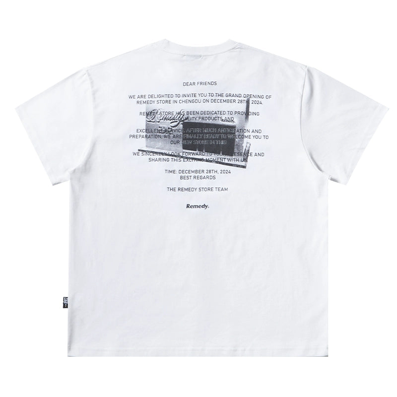 Remedy Store Opening Print Cool Touch Tee | Face 3 Face