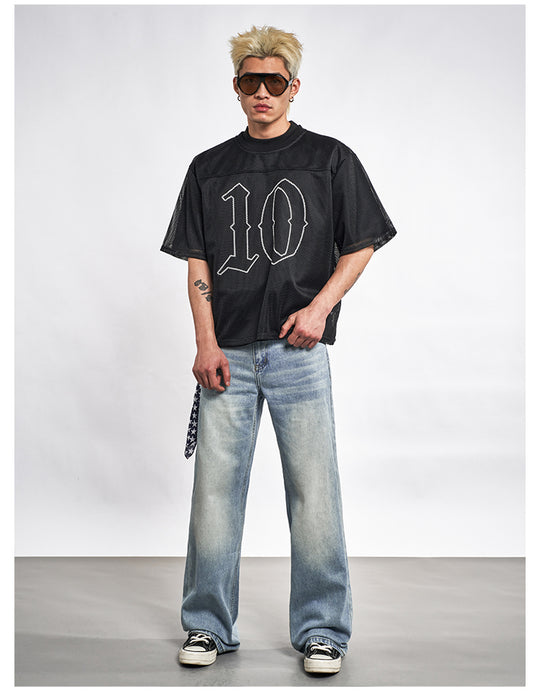 F3F Select Washed Whisker Light Blue Jeans | Face 3 Face