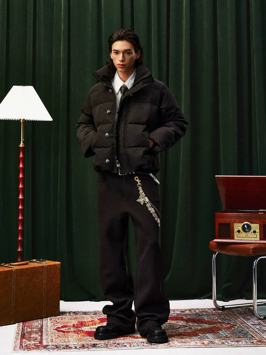 YADcrew Chain Embroidered Western Pants | Face 3 Face