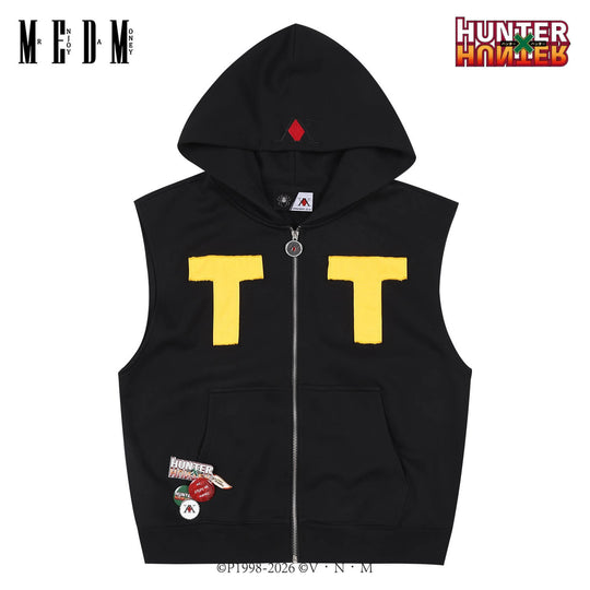 MEDM × HUNTER×HUNTER Killua TT Sleeveless Zip Up Hoodie | Face 3 Face
