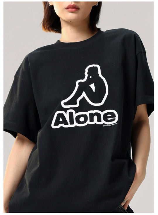 Remedy Alone Lonely Inspired Print Tee | Face 3 Face