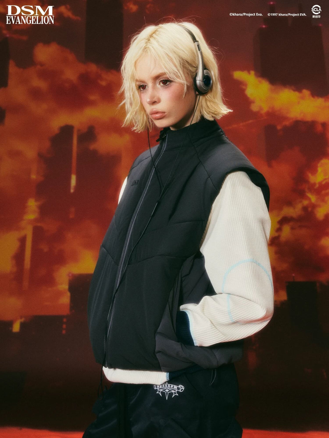 DSM x EVA Plugsuit Inspired Utility Vest | Face 3 Face