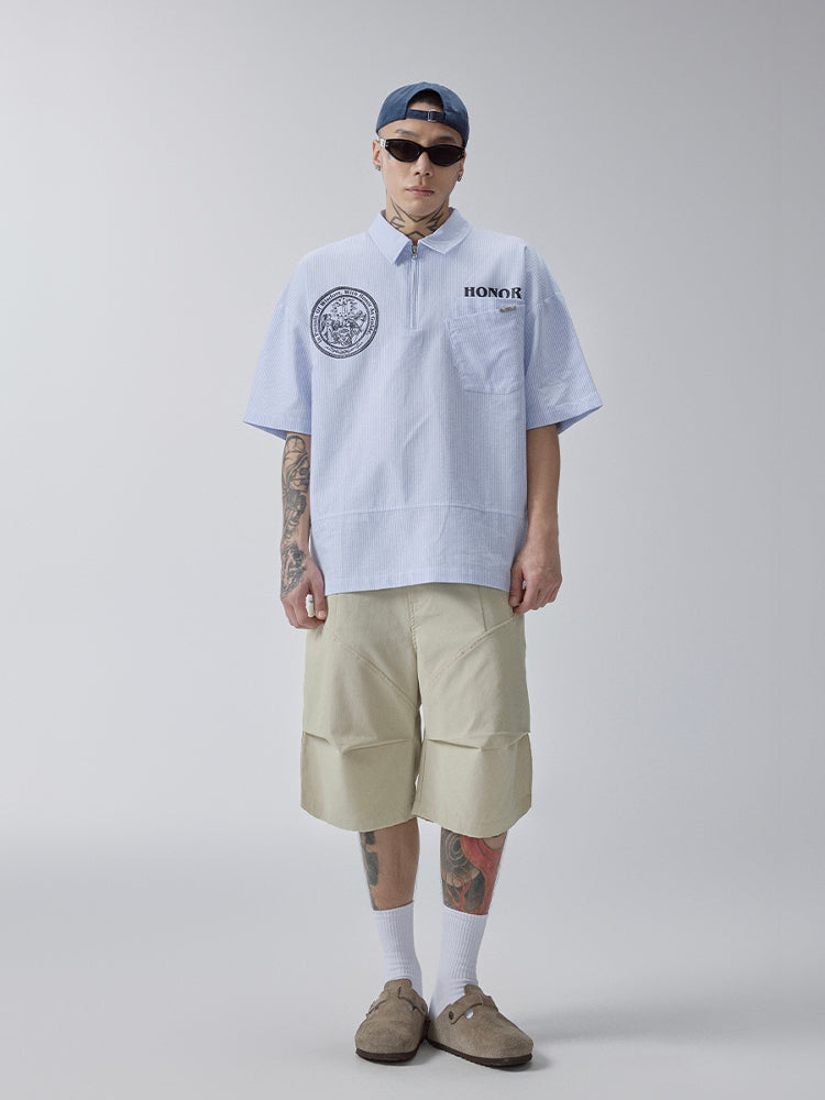 F2CE Knee Pleated Utility Work Shorts | Face 3 Face