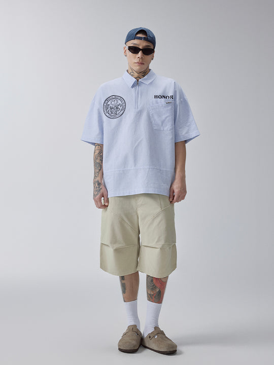 F2CE Knee Pleated Utility Work Shorts | Face 3 Face