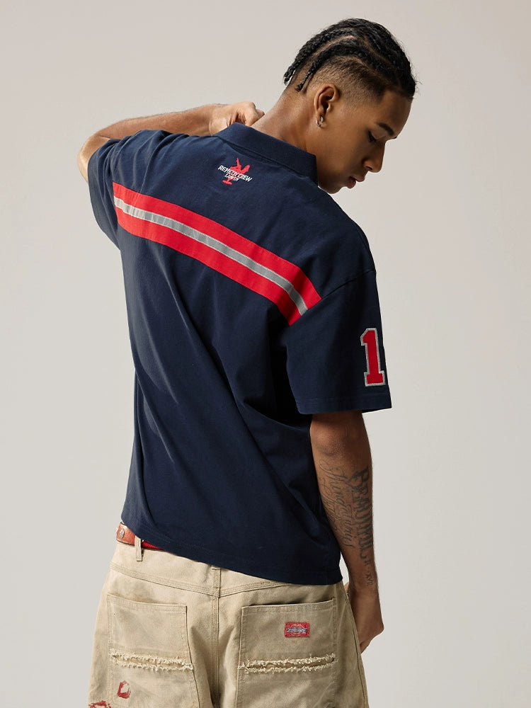 Remedy Cocktail Glass Girl Embroidery Polo Shirt | Face 3 Face