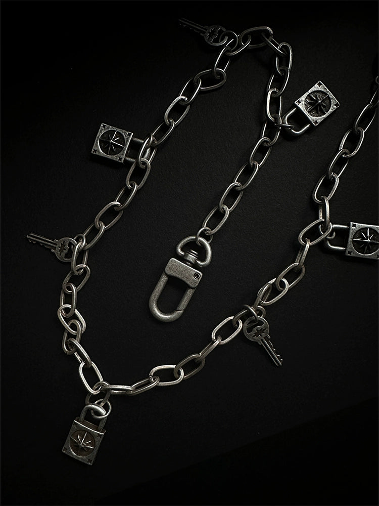 Remedy Key Lock Metal Wallet Chain | Face 3 Face
