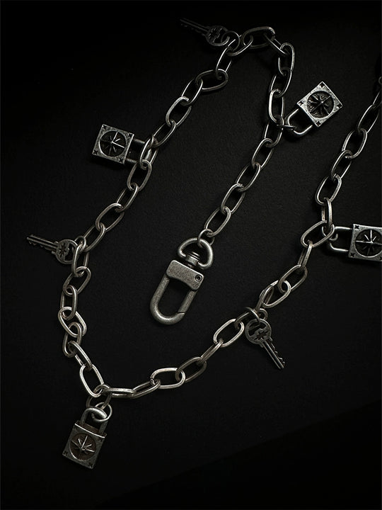 Remedy Key Lock Metal Wallet Chain | Face 3 Face