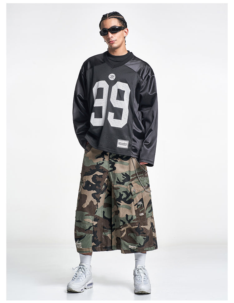 F3F Select 99 Numbered Mesh Long Sleeve Hockey Jersey | Face 3 Face