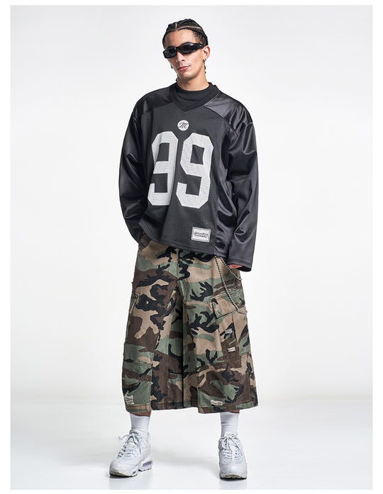 F3F Select 99 Numbered Mesh Long Sleeve Hockey Jersey | Face 3 Face