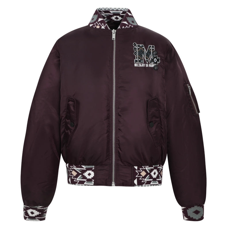 MEDM Ethnic Trim MA-1 Bomber Jacket | Face 3 Face