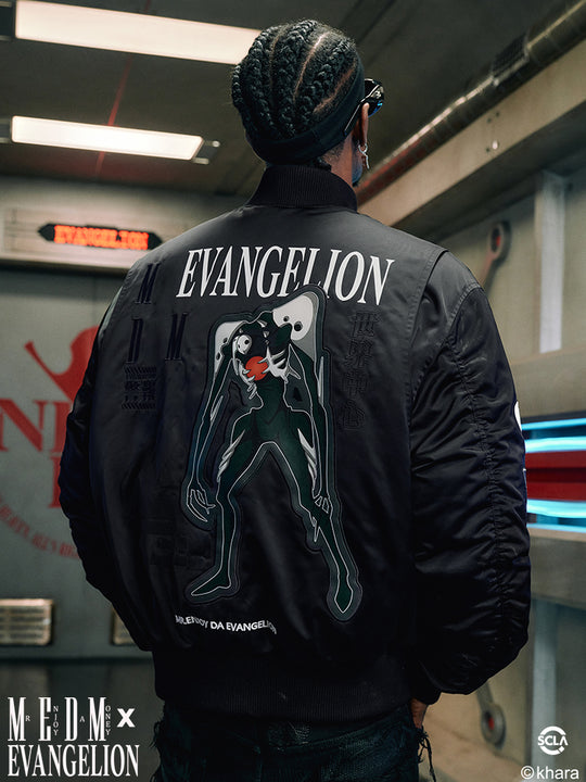 MEDM x EVA Fourth Angel Sachiel MA-1 Bomber Down Jacket | Face 3 Face