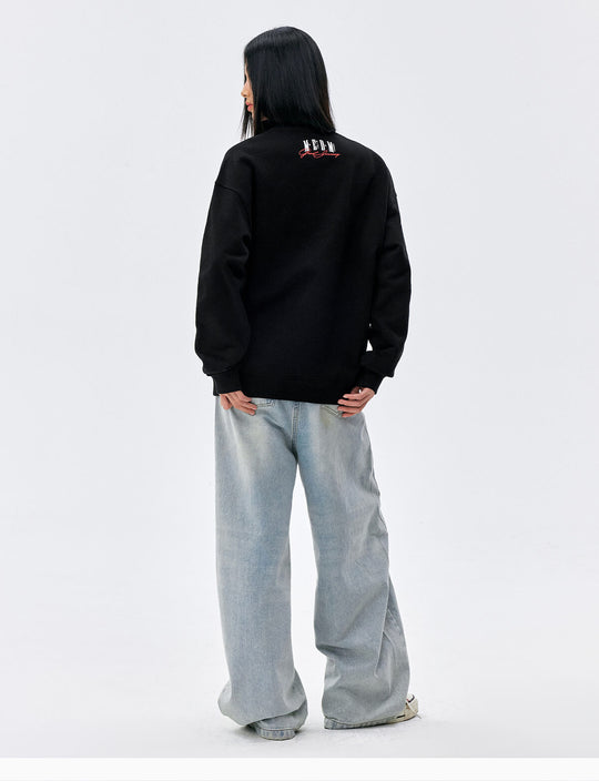 MEDM Big Logo Print Sweatshirt | Face 3 Face