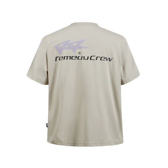 Remedy Flocking Logo Print Tee | Face 3 Face