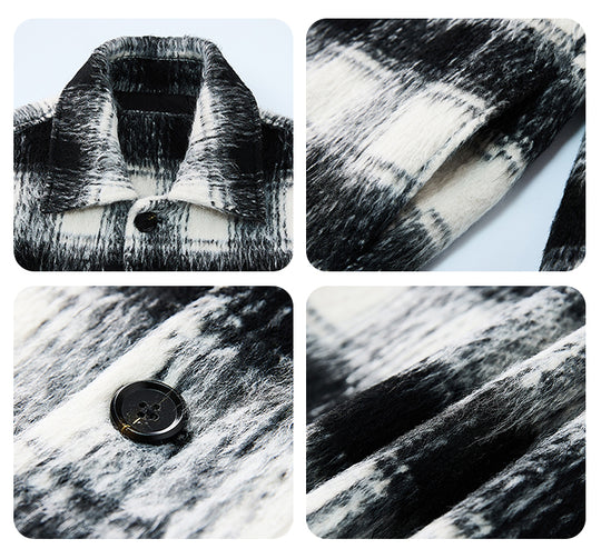 F3F Select Brushed Plaid CPO Shirt Jacket | Face 3 Face