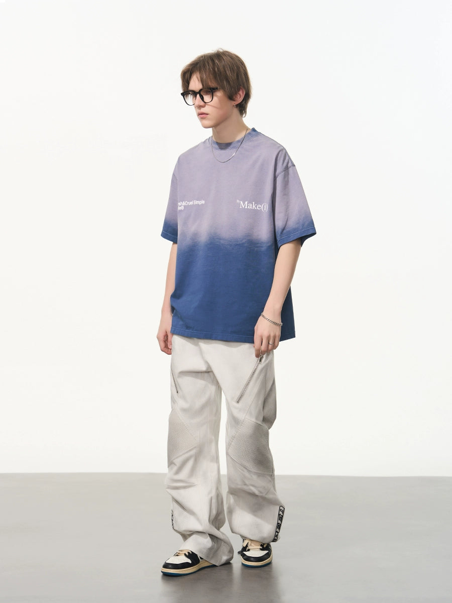 Harsh and Cruel Gradient Washed Logo Tee