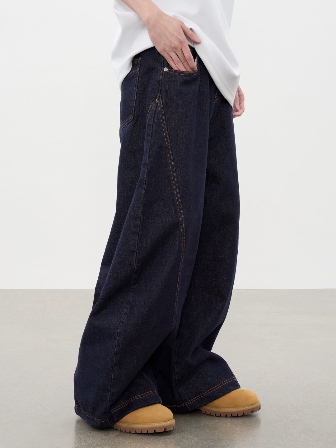 AFGK Patchwork Denim Baggy Jeans | Face 3 Face