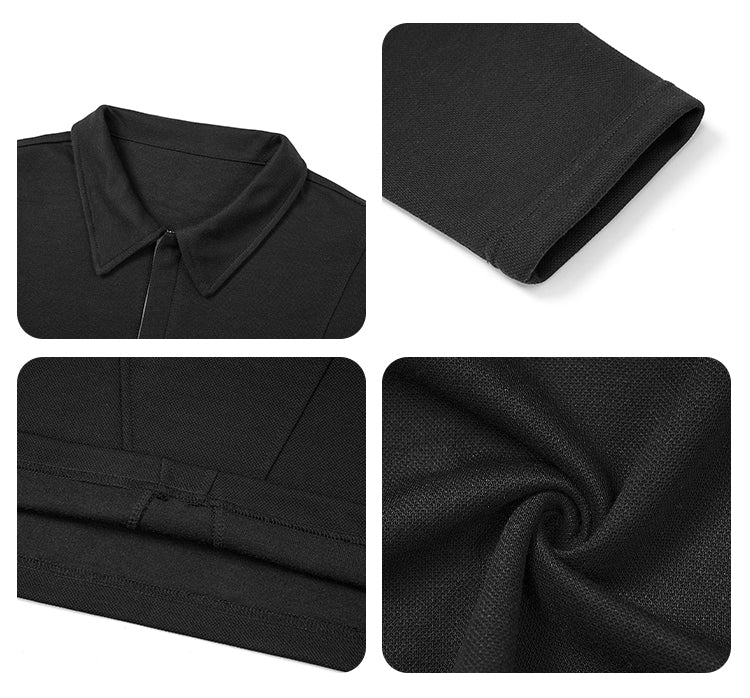 F3F Select Deconstructed Long Sleeve Polo sweatshirt | Face 3 Face