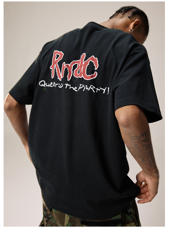 Remedy Rabbit Party Print Tee | Face 3 Face