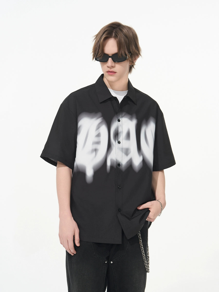 Harsh and Cruel Phantom Gothic Cuban Shirt